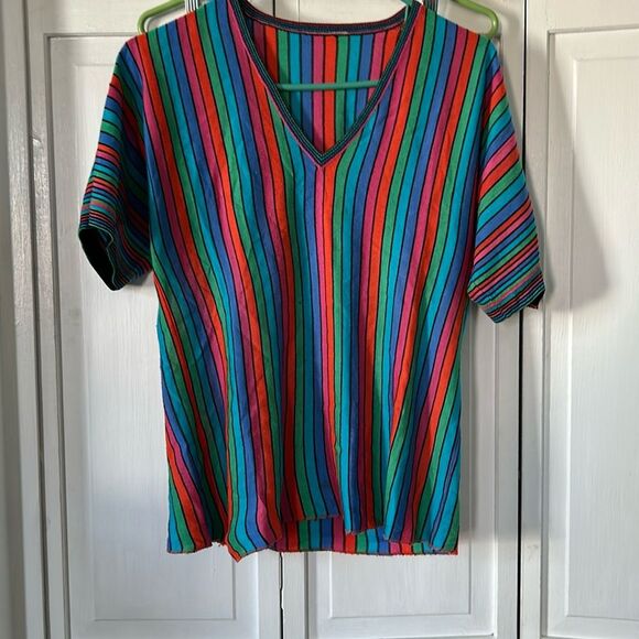 Vintage probably linen t-shirt gives Anti-Hero vibes - Size S/M - Picture 1 of 6
